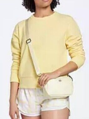 NWT Calia Cream Crossbody Bag with Subtle Interlocking Accent